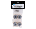Samix SCX24 Aluminum & Brass 1.0" Beadlock Wheel Set w/Scale Hubs (Silver) (4) (20.5g)