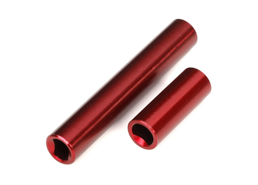 TRX-4M Red Aluminum Center Driveshafts (F&R)