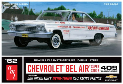 AMT 1962 Chevy Bel Air Super Stock Don Nicholson 1:25