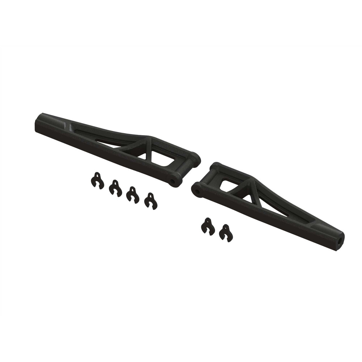 Front Upper Suspension Arms, 120mm (1 Pair): EXB