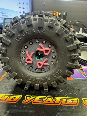 BREAST CANCER RIBBON BEADLOCK RINGS