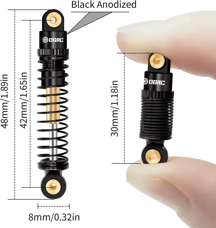 SCX24 40mm Shocks
