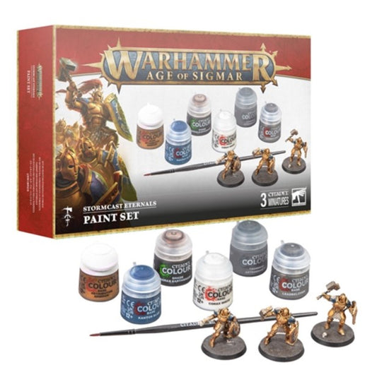 Warhammer Age of Sigmar: Stormcast Eternals Paints Set