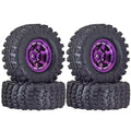 1.0" Metal Beadlock Wheel 66mm Tire Set