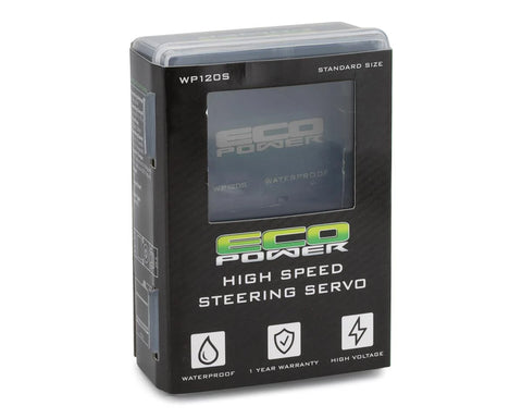EcoPower WP120S Coreless Waterproof High Speed Metal Gear Digital Servo (High Voltage)
