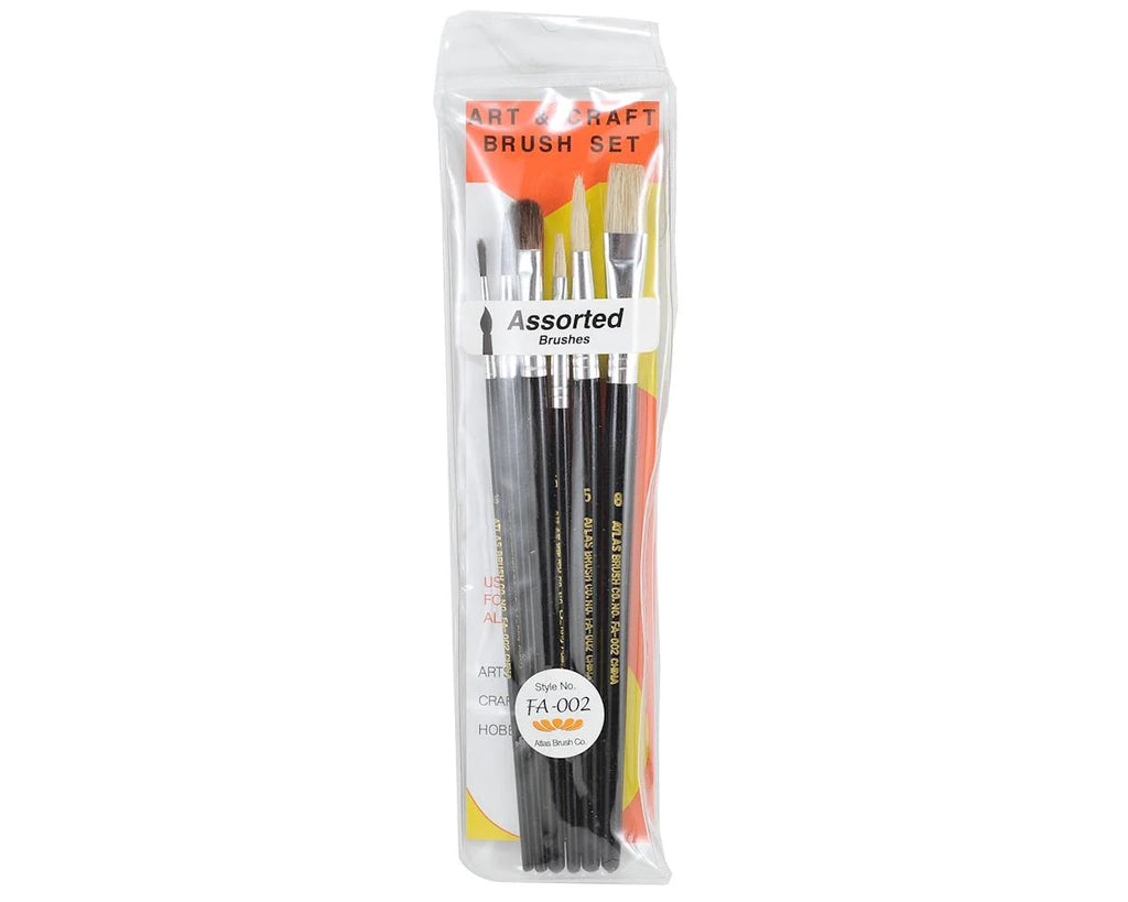 Atlas Brush Economy Paint Brush Set (6)