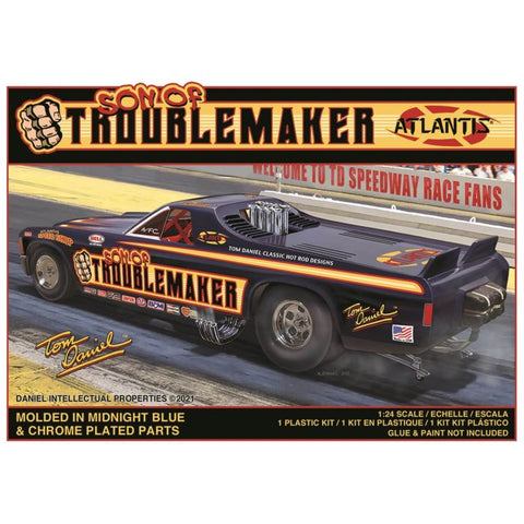 Atlantis 1/24 Tom Daniel Son of Troublemaker Funny Car Plastic Model Kit