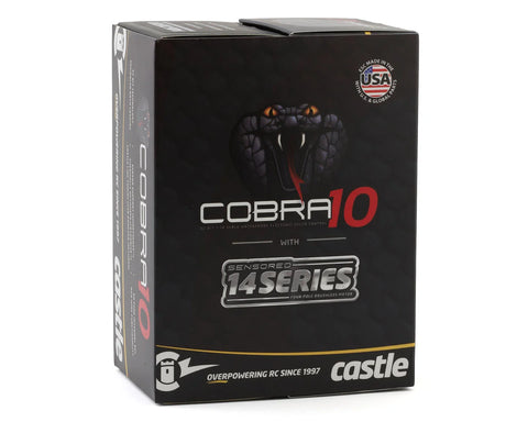 Castle Creations Cobra 10 6S 1/10 Brushless Combo w/1410 Sensored Motor (3800kV) (SCT Edition)
