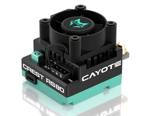 Cayote Crest RS80 1/10 Stock 80A Sensored Brushless Competition ESC