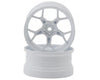 DS Racing Feathery Split Spoke Drift Wheels (White) (2) (Super Soft) (8mm Offset) w/12mm Hex