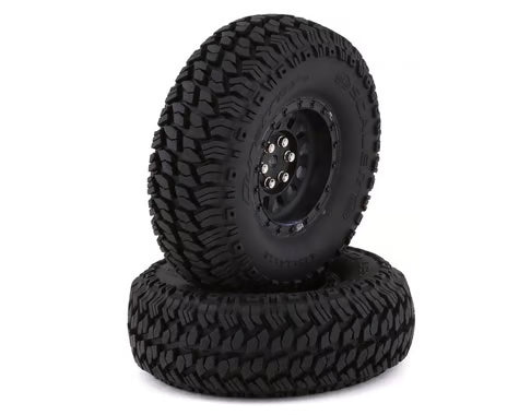 DuraTrax Class 1 Scaler CR Pre-Mounted 1.9" Tires (Black) (2) (C3) w/12mm Hex