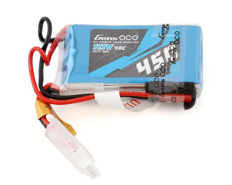 Gens Ace 3S LiPo Battery 45C (11.1V/450mAh) w/JST Connecto