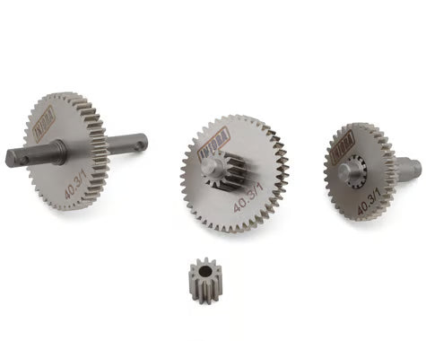 Injora Stainless Steel Low Range Transmission Gear Set for Traxxas® TRX-4M