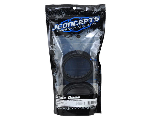 Triple Dees Tire, Soft, Blue Compound, for 1/8 Scale