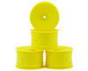 JConcepts Mono 2.2 Rear Wheels (Yellow) (4) (B7/B6/B74/RB6) w/12mm Hex
