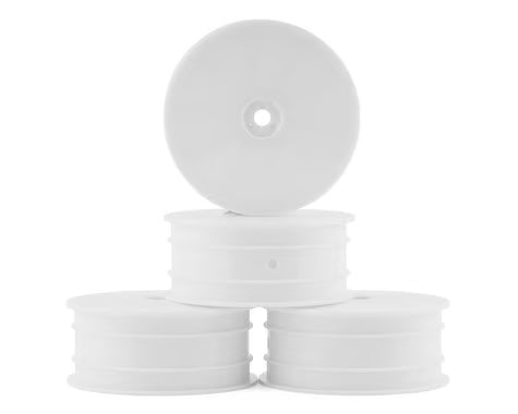 JConcepts Mono 2.2 Rear Wheels (White) (4) (B7/B6/B74/RB6) w/12mm Hex