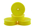 JConcepts Mono 2.2 "Slim" Front Wheels (Yellow) (4) (B7/B6/RB6/SRX2/YZ2) w/12mm Hex