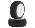 Matrix Stardust 1/8 Off-Road Pre-Mounted Buggy Tires (White) (2) (Soft)