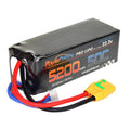 6S 22.2V 5200MAH 50C Soft Case Lipo Battery, w/ XT90 Plug