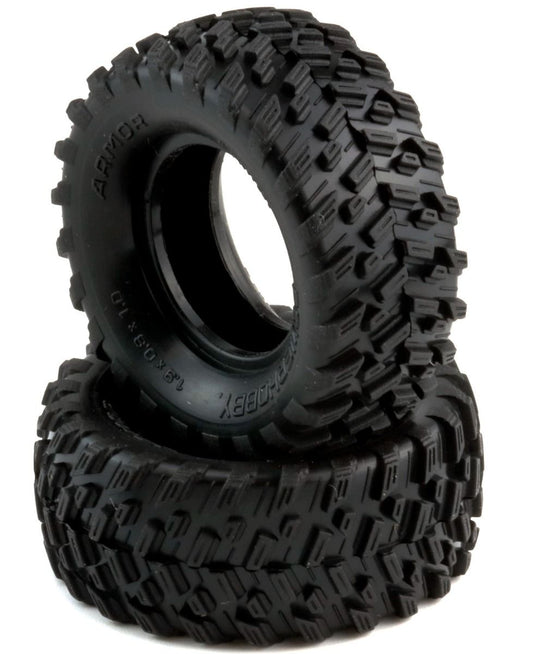 Armor 1.0" Micro Crawler Tires, 1/24, Axial SCX24 C10 Jeep Betty