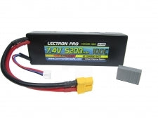 Lectron Pro 7.4V 5200mAh 100C Lipo Battery with XT60 Connector + CSRC adapter for XT60 batteries to popular RC vehicles