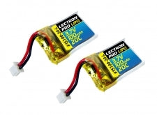 Lectron Pro 3.7V 100mAh 20C Lipo Battery 2-Pack for Estes Proto X Nano Quadcopter