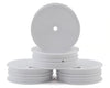 ProTek RC 2.2" "Narrow" Concave Front 2WD 1/10 Buggy Wheels (White) (4) (12mm Hex)