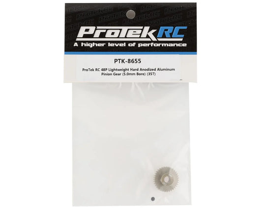 ProTek RC 48P Lightweight Hard Anodized Aluminum Pinion Gear (5.0mm Bore) (35T)