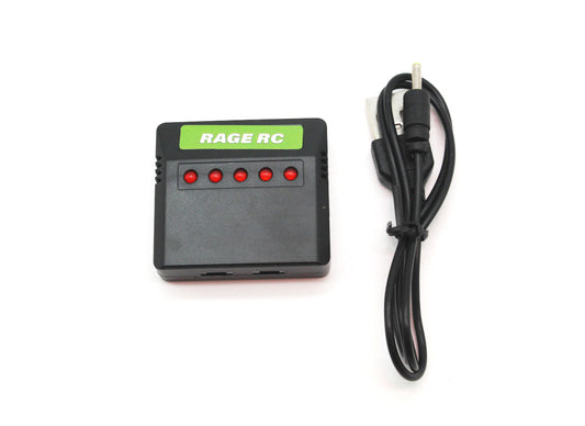 5-Port 1S USB Micro Charger; Micro Warbirds, Super Cub MX4, Sport Cub, Tempest 600 X4