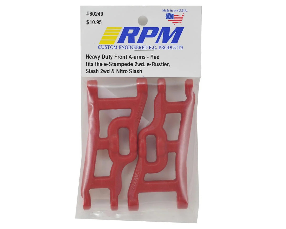 RPM Front A-Arm Set (Red) (Rustler, Stampede & Slash) (2)
