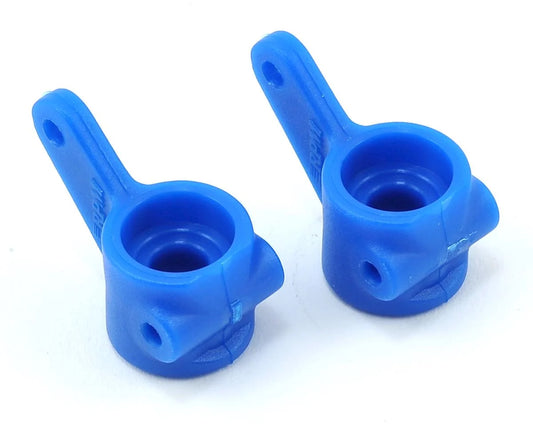 RPM Front Bearing Carrier Set (Blue) (2) (Slash, Bandit, Rustler, Stampede)