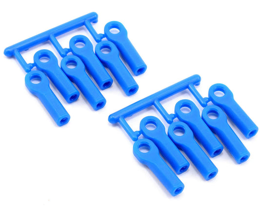 RPM Long Traxxas Turnbuckle Rod End Set (Blue) (12)