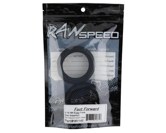 Raw Speed RC Fast Forward 1/10 2WD Buggy Front Tires (2) (Soft) (No Insert)
