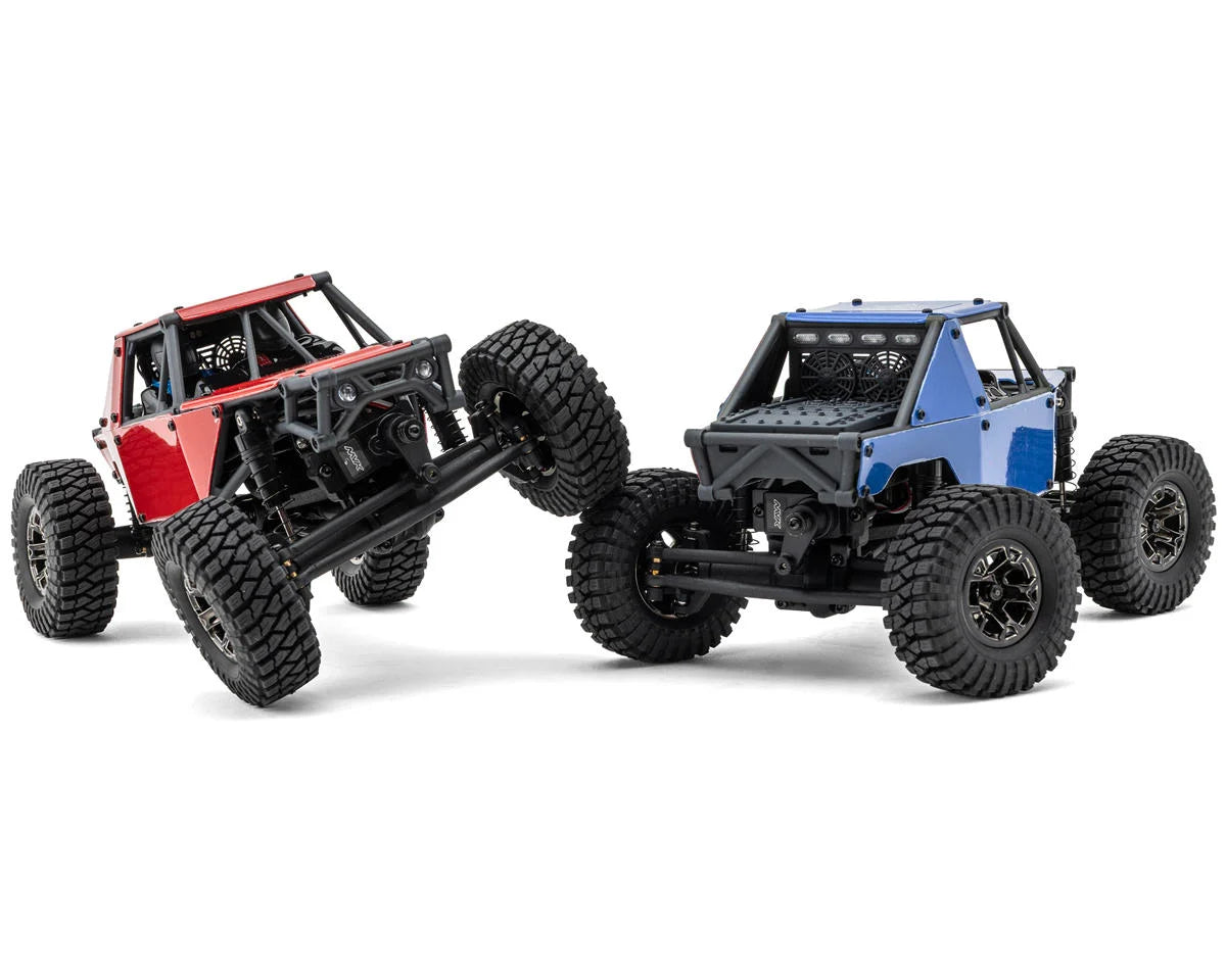 Maverick Scout-24 Flux 1/24 4WS 4WD RTR Brushless Mini Rock Crawler (Blue) w/2.4GHz Radio, Battery & Charger