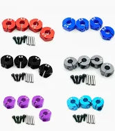 Wheel Hex 12mm Drive Hubs 5/6/7MM