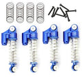 Aluminum Threaded Mini/Micro Shocks for Axial SCX24 Front Rear Blue