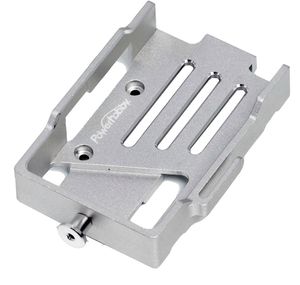 Aluminum Battery Tray Mount Plate, for Traxxas TRX-4M, Silver