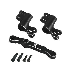 Aluminum Steering / Bellcrank Black, for Traxxas Mini Maxx