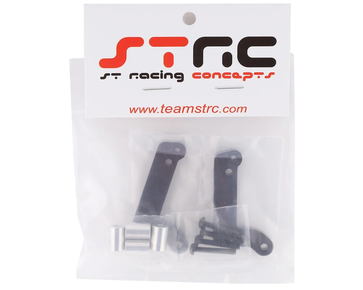 ST Racing Concepts DR10 Aluminum Wheelie Bar Adapter Kit (Black)