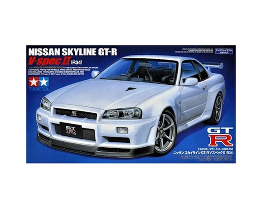 1/24 Nissan Skyline GT-R (R34) V.spec II Plastic Model Kit