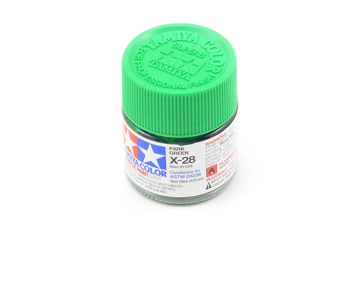 Tamiya X-28 Park Green Acrylic Paint (10ml)