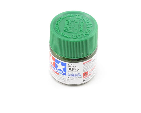 Tamiya XF-5 Flat Green Acrylic Paint (10ml)