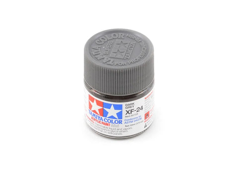 Tamiya XF-24 Flat Dark Grey Acrylic Paint (10ml)