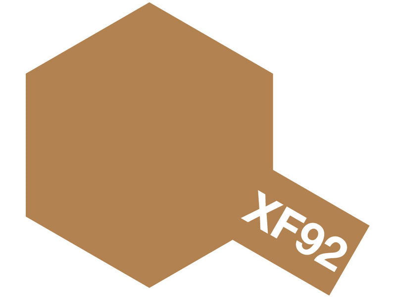Acrylic Mini XF-92 German Afrika-Korps (DAK) Yellow-Brown Paint (1941), 10ml Bottle