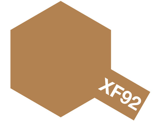 Acrylic Mini XF-92 German Afrika-Korps (DAK) Yellow-Brown Paint (1941), 10ml Bottle
