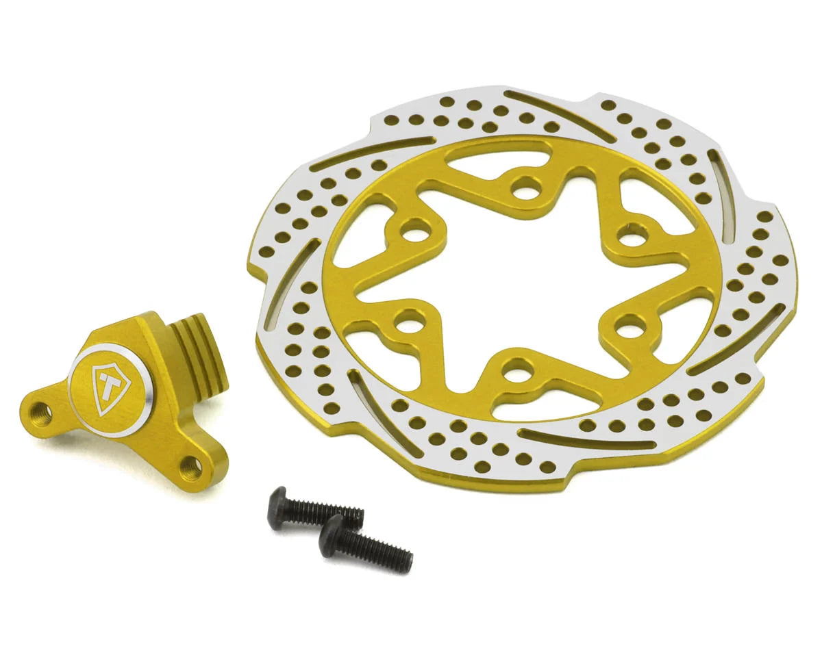 Treal Hobby Promoto MX Aluminum Rear Brake Disc Caliper (Gold)