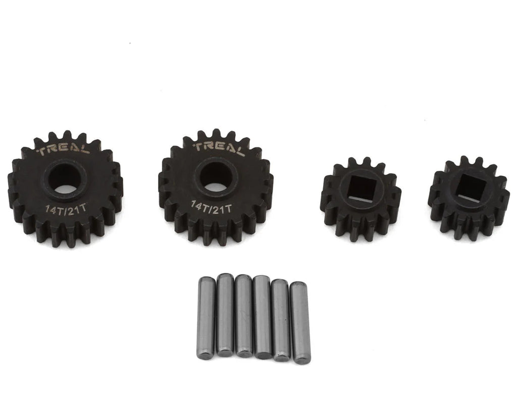 Treal Hobby Axial SCX10 III/Capra Overdrive Portal Gears (14T/21T)