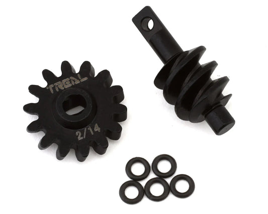 Treal Hobby Axial SCX24 Steel Overdrive Differential Gears (2T/14T)