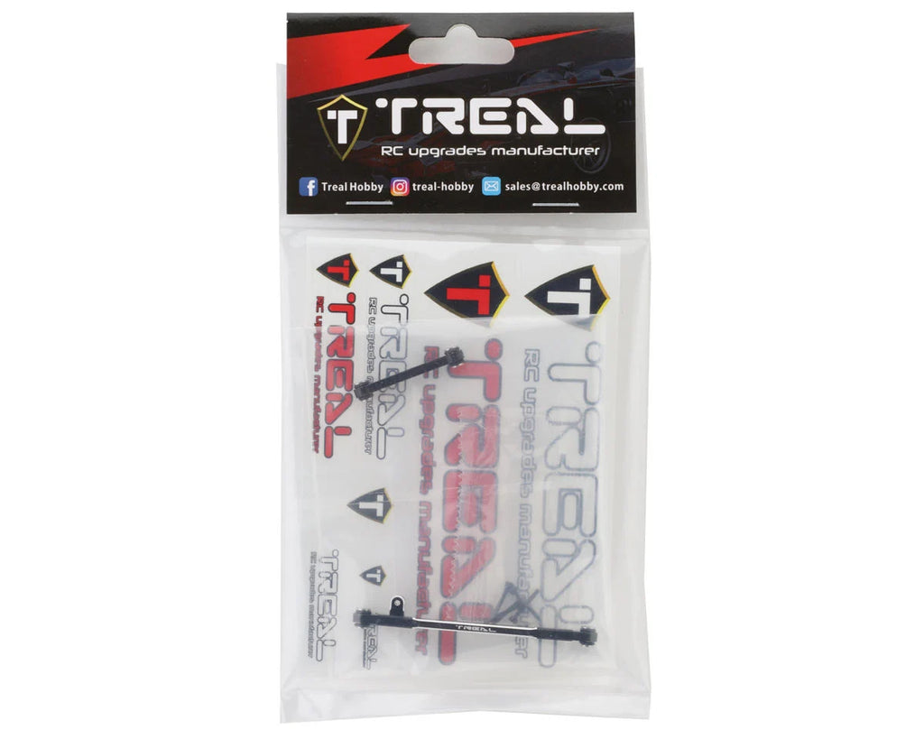 Treal Hobby Axial SCX24 V2 Aluminum Steering Links Set (Black)
