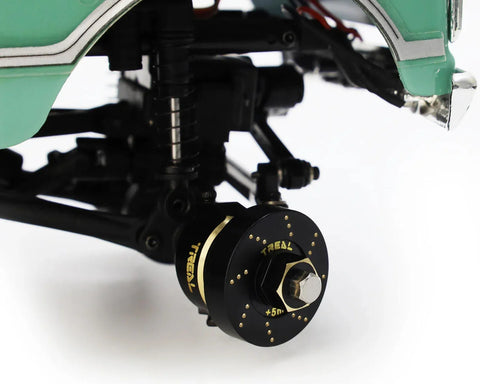 Treal Hobby Axial SCX24 Brass Extended Wheel Hex Hub (+5mm) (4) (12g)